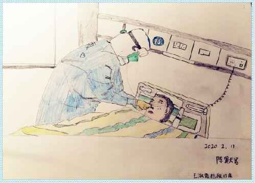 这位护士的手绘“援汉日历”火了！